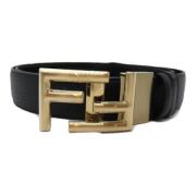 Fendi Vintage Pre-owned Laeder skrp Black, Dam