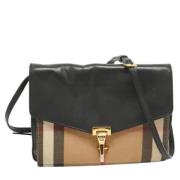 Burberry Vintage Pre-owned Laeder axelremsvskor Black, Dam