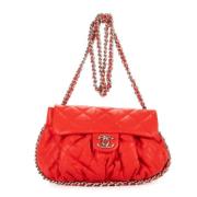 Chanel Vintage Pre-owned Laeder chanel-vskor Red, Unisex