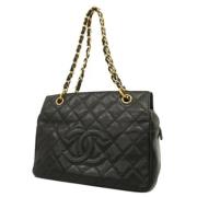 Chanel Vintage Pre-owned Laeder chanel-vskor Black, Dam