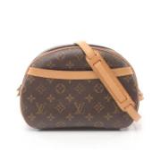 Louis Vuitton Vintage Pre-owned Canvas axelremsvskor Brown, Dam