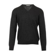 Gran Sasso Antracit Pullover Sweater Gray, Herr