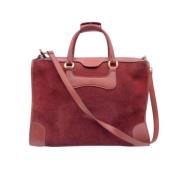 Gucci Vintage Pre-owned Laeder gucci-vskor Red, Dam