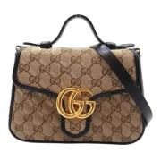 Gucci Vintage Pre-owned Canvas gucci-vskor Beige, Dam