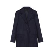 Margaux Lonnberg Norton Navy Stripes Jacka Blue, Dam