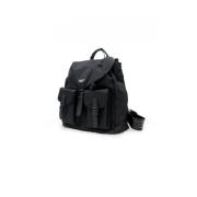 Marc Ellis Stilig Nylon Ryggsäck med Logopatch Black, Dam