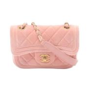 Chanel Vintage Pre-owned Canvas chanel-vskor Pink, Dam