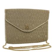 Dior Vintage Pre-owned Canvas dior-vskor Beige, Dam