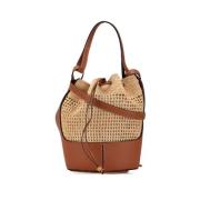 Loewe Pre-owned Pre-owned Tyg handvskor Beige, Dam