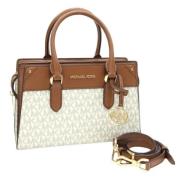 Michael Kors Pre-owned Pre-owned Canvas totevskor Beige, Dam