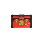 Louis Vuitton Vintage Pre-owned Laeder crossbodyvskor Red, Dam