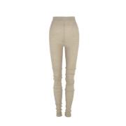 Cortana Genie, leggings av ren ull Beige, Dam