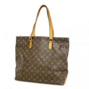 Louis Vuitton Vintage Pre-owned Tyg totevskor Brown, Dam