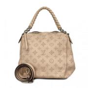 Louis Vuitton Vintage Pre-owned Tyg louis-vuitton-vskor Beige, Dam