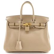 Hermès Vintage Pre-owned Laeder handvskor Beige, Dam