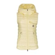 Moncler Ärmelös Glygos Väst för kvinnor Yellow, Dam