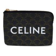 Celine Vintage Pre-owned Canvas plnbcker Black, Dam