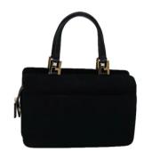 Fendi Vintage Pre-owned Mocka fendi-vskor Black, Dam