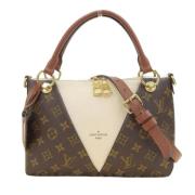 Louis Vuitton Vintage Pre-owned Canvas handvskor Beige, Dam