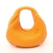 Bottega Veneta Vintage Pre-owned Laeder handvskor Orange, Dam