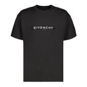 Givenchy Astro T-shirt i svart bomull Black, Herr