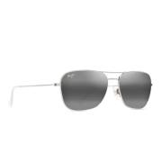 Maui Jim Polariserade Silver Spegel Solglasögon Gray, Unisex