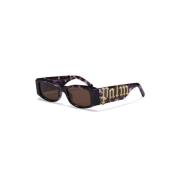 Palm Angels Peri007 3464 Sunglasses Brown, Unisex