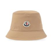 Moncler Hinkhatt med logotyp Beige, Dam