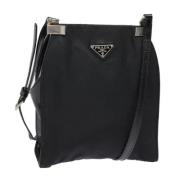 Prada Vintage Pre-owned Nylon prada-vskor Black, Dam