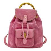 Gucci Vintage Pre-owned Mocka gucci-vskor Pink, Dam