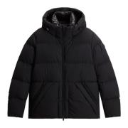 Woolrich Svart Dunjacka Sierra Supreme Black, Herr