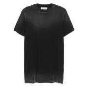 Paura Räfflad T-shirt i svart Black, Herr