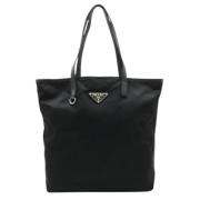 Prada Vintage Pre-owned Tyg prada-vskor Black, Dam