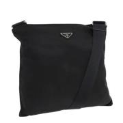 Prada Vintage Pre-owned Nylon prada-vskor Black, Dam