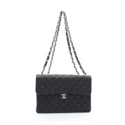 Chanel Vintage Pre-owned Canvas chanel-vskor Black, Dam