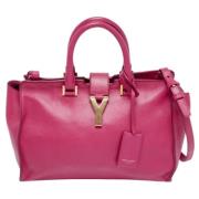 Yves Saint Laurent Vintage Pre-owned Laeder axelremsvskor Pink, Dam