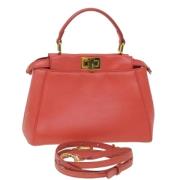 Fendi Vintage Pre-owned Laeder fendi-vskor Orange, Dam