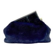 Fendi Vintage Pre-owned Paels fendi-vskor Blue, Dam