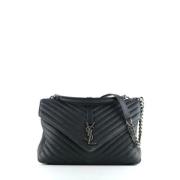 Yves Saint Laurent Vintage Pre-owned Laeder handvskor Black, Dam