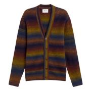 Nn07 Gradient V-Neck Cardigan Multicolor, Herr