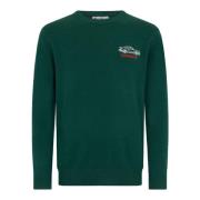 MC2 Saint Barth Grön Crew Neck Sweater Heron Green, Herr