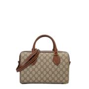 Gucci Vintage Pre-owned Canvas gucci-vskor Brown, Dam