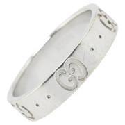 Gucci Vintage Pre-owned Metall ringar White, Dam