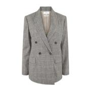 Vince Heritage Grey Blazer Gray, Dam