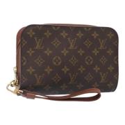 Louis Vuitton Vintage Pre-owned Canvas kuvertvskor Brown, Dam