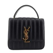 Yves Saint Laurent Vintage Pre-owned Laeder handvskor Black, Dam