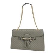 Gucci Vintage Pre-owned Laeder gucci-vskor Gray, Dam