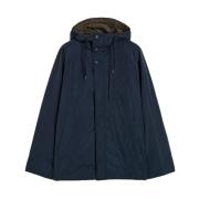 Aspesi Kort Marin Teknisk Taffeta Parka Blue, Herr