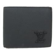 Louis Vuitton Vintage Pre-owned Laeder plnbcker Black, Herr