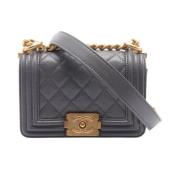 Chanel Vintage Pre-owned Canvas chanel-vskor Gray, Dam